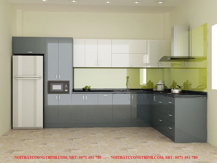 Mẫu tủ bếp M25