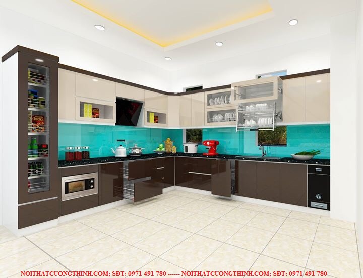 Mẫu tủ bếp M32