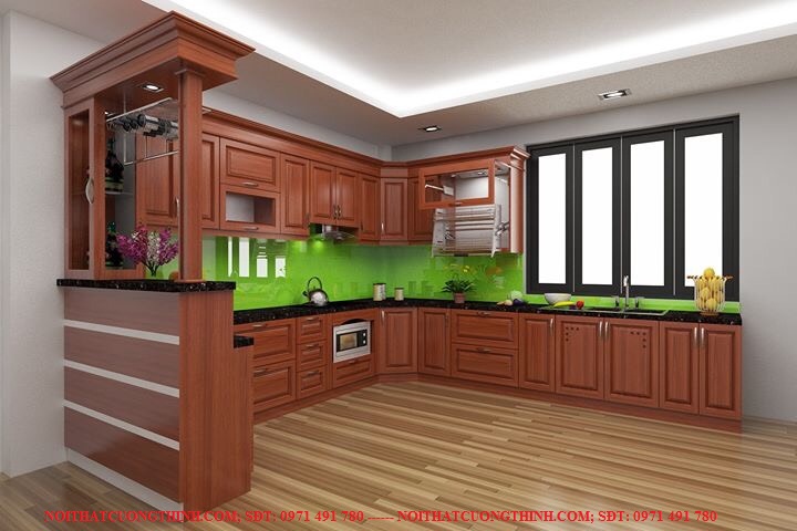 Mẫu tủ bếp M36