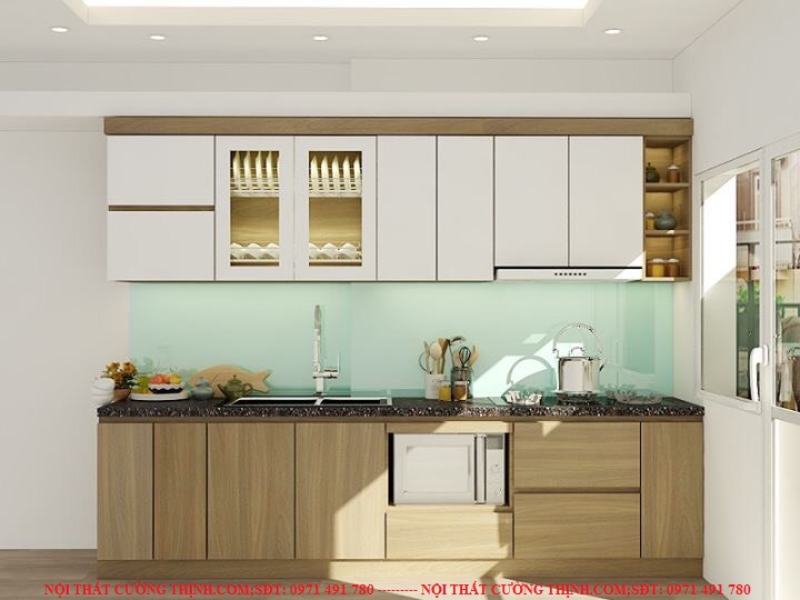 Mẫu tủ bếp M8