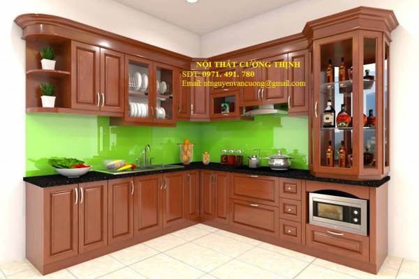 Mẫu tủ bếp M5